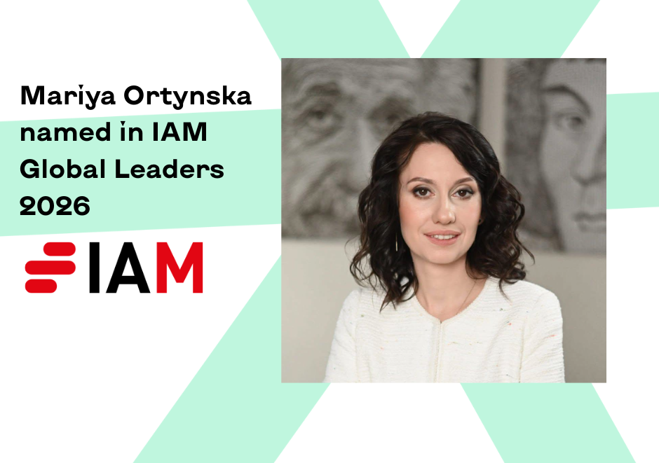 Mariya Ortynska named in IAM Global Leaders 2026