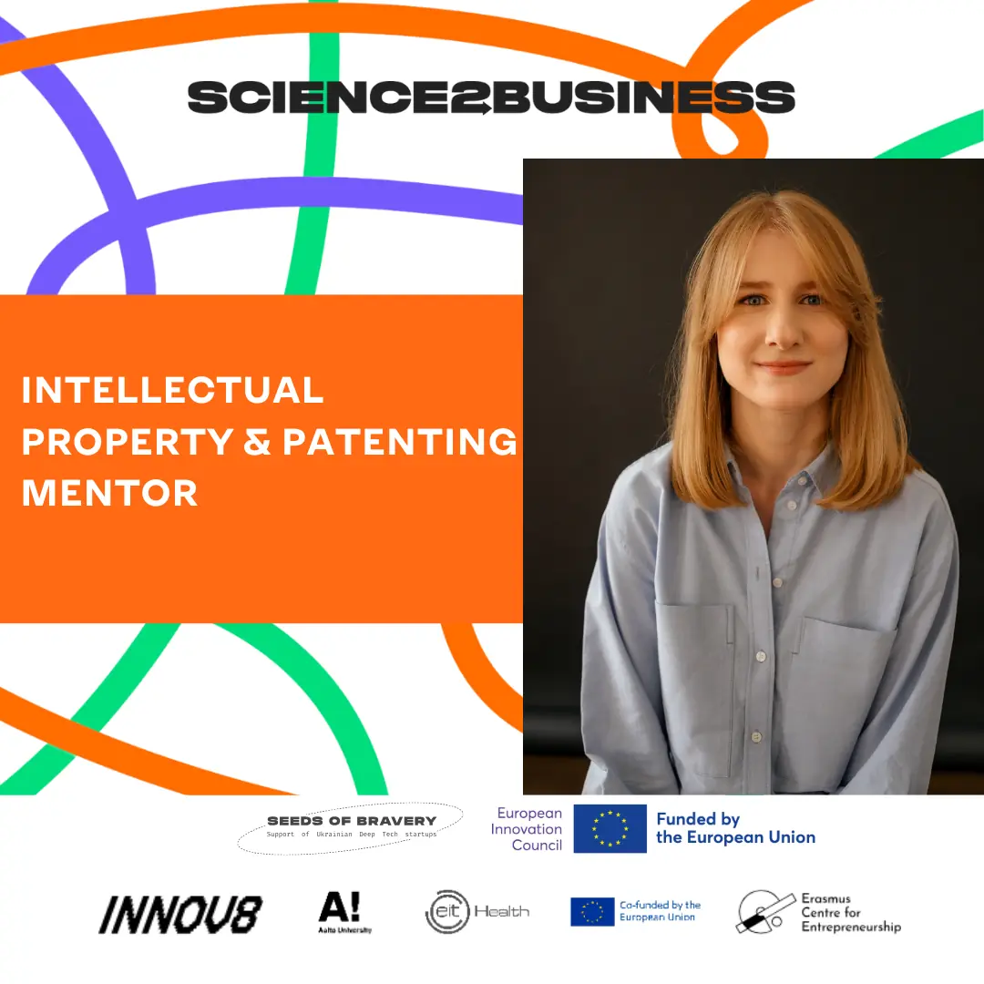 Olha Martysh has joined Science2Business as an expert mentor